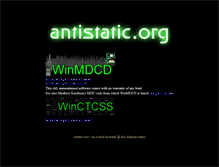 Tablet Screenshot of antistatic.org